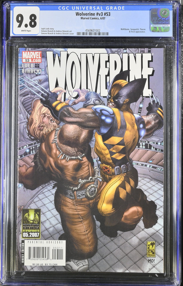 Wolverine #v3 #53 (6/07) Graded CGC 9.8 (Online Order Only)