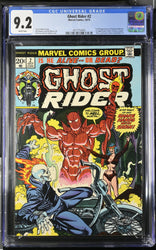 Ghost Rider #2 (10/73) Graded CGC 9.2 (Online Order Only)