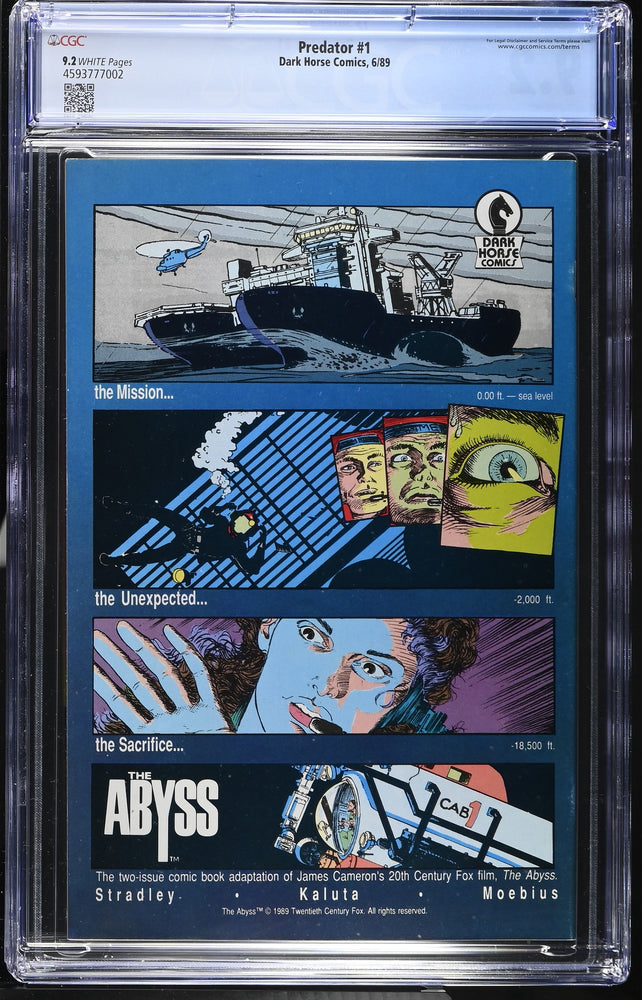 Predator #1 (6/89) Graded CGC 9.2 (Online Order Only)