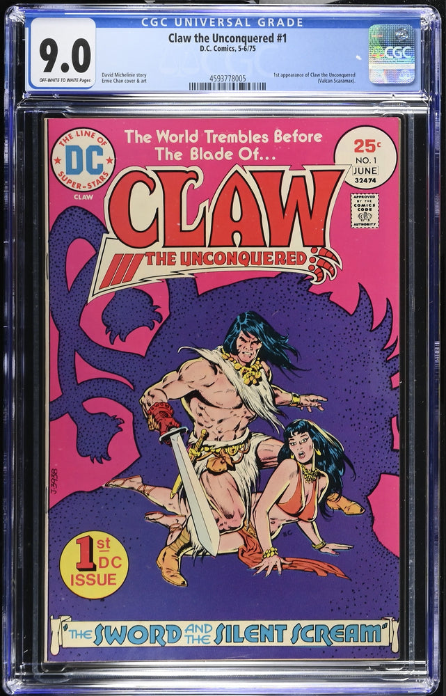 Claw the Unconquered #1 (5-6/75) Graded CGC 9 (Online Order Only)