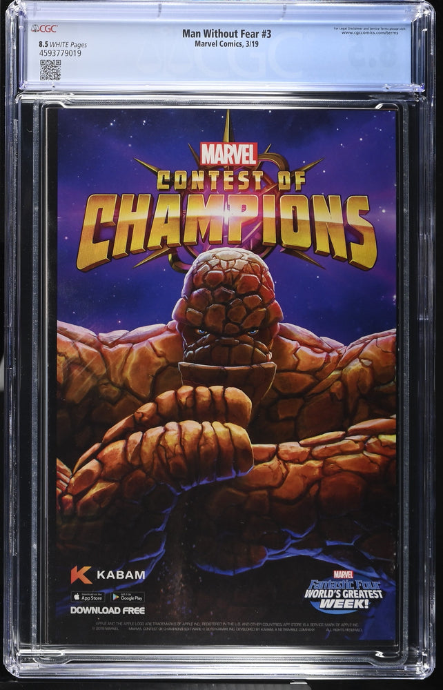 Man Without Fear #3 (3/19) Graded CGC 8.5 (Online Order Only)