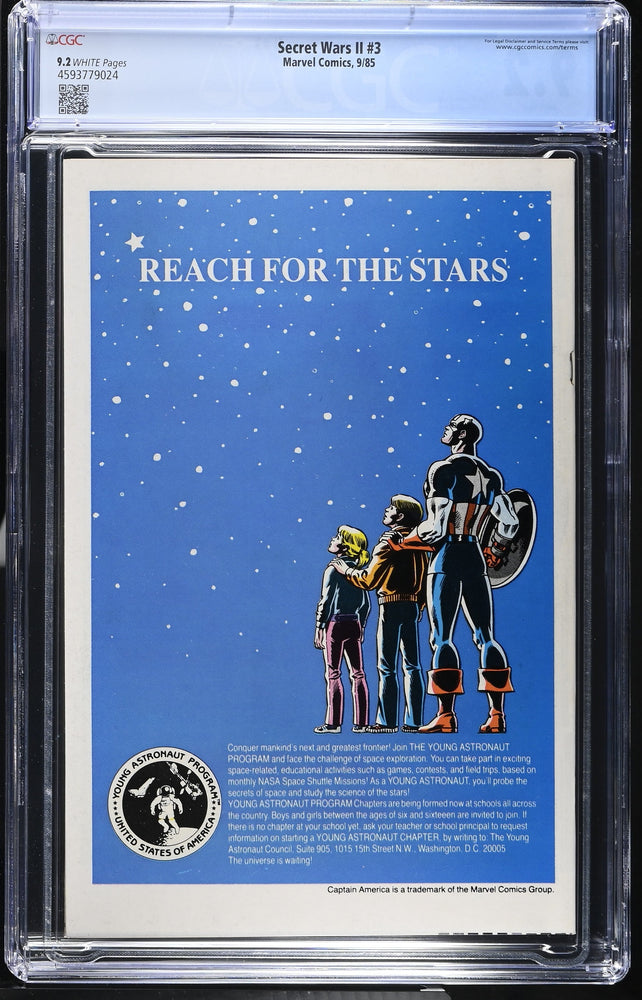 Secret Wars II #3 (9/85) Graded CGC 9.2 (Online Order Only)