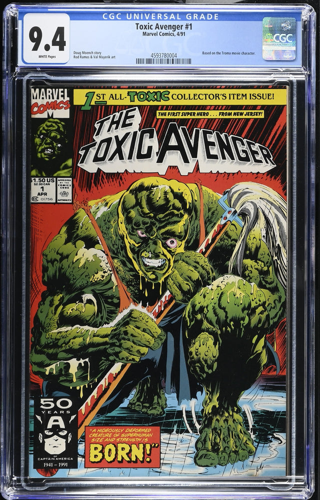 Toxic Avenger #1 (4/91) Graded CGC 9.4 (Online Order Only)