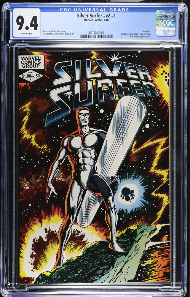 Silver Surfer #v2 #1 (6/82) Graded CGC 9.4 (Online Order Only)