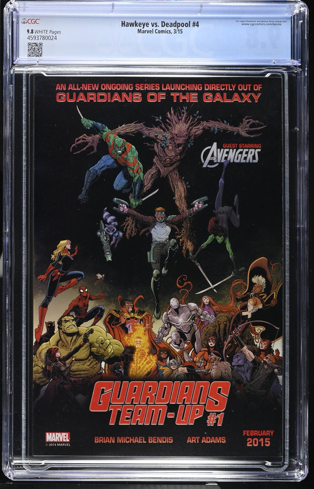 Hawkeye vs. Deadpool #4 (3/15) Graded CGC 9.8 (Online Order Only)
