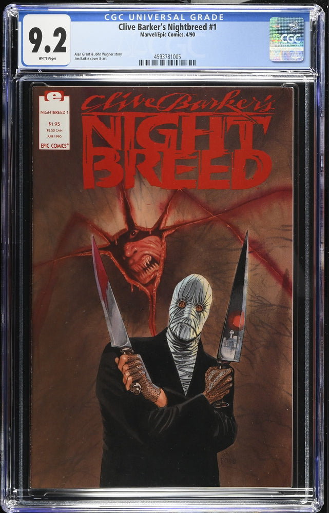 Clive Barker's Nightbreed #1 (4/90) Graded CGC 9.2 (Online Order Only)