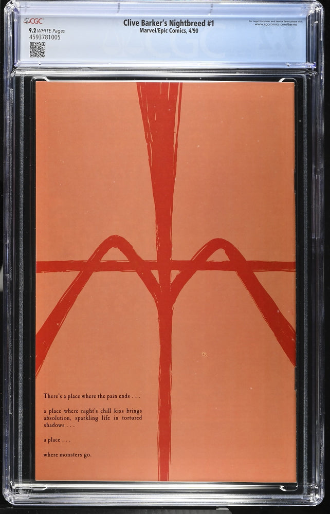 Clive Barker's Nightbreed #1 (4/90) Graded CGC 9.2 (Online Order Only)