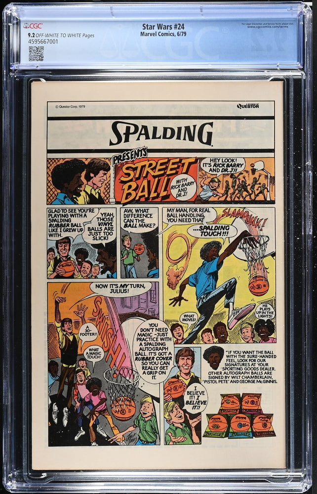 Star Wars #24 (6/79) Graded CGC 9.2 (Online Order Only)