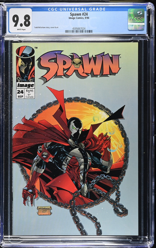 Spawn #24 (9/94) Graded CGC 9.8 (Online Order Only)