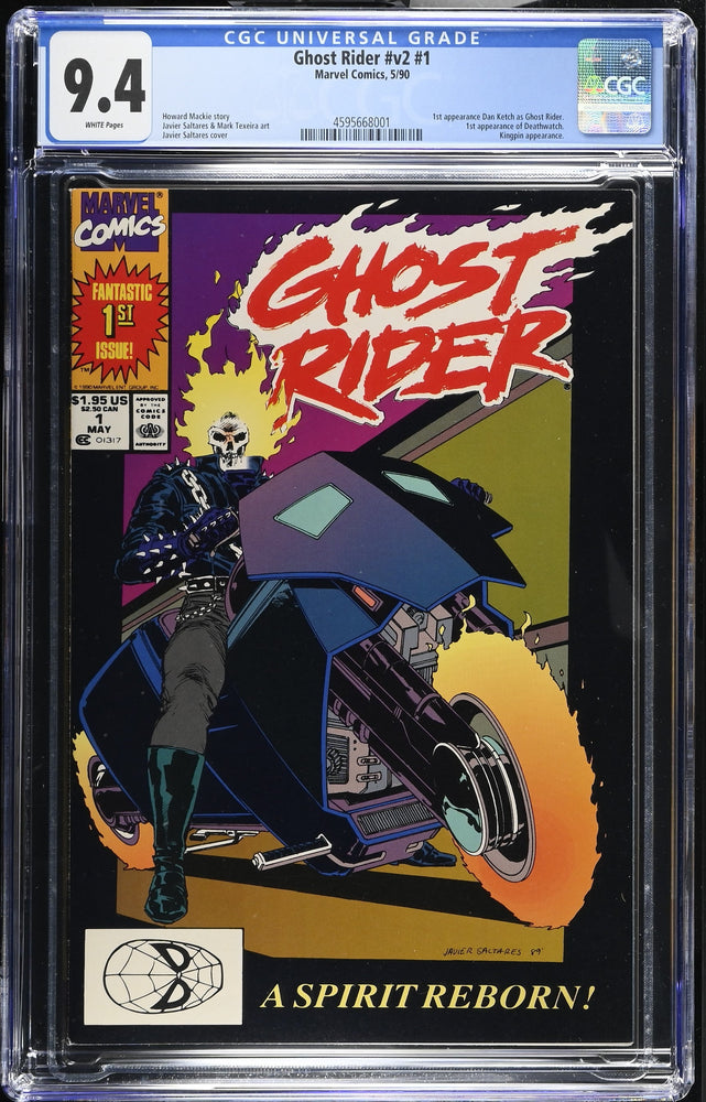 Ghost Rider #v2 #1 (5/90) Graded CGC 9.4 (Online Order Only)