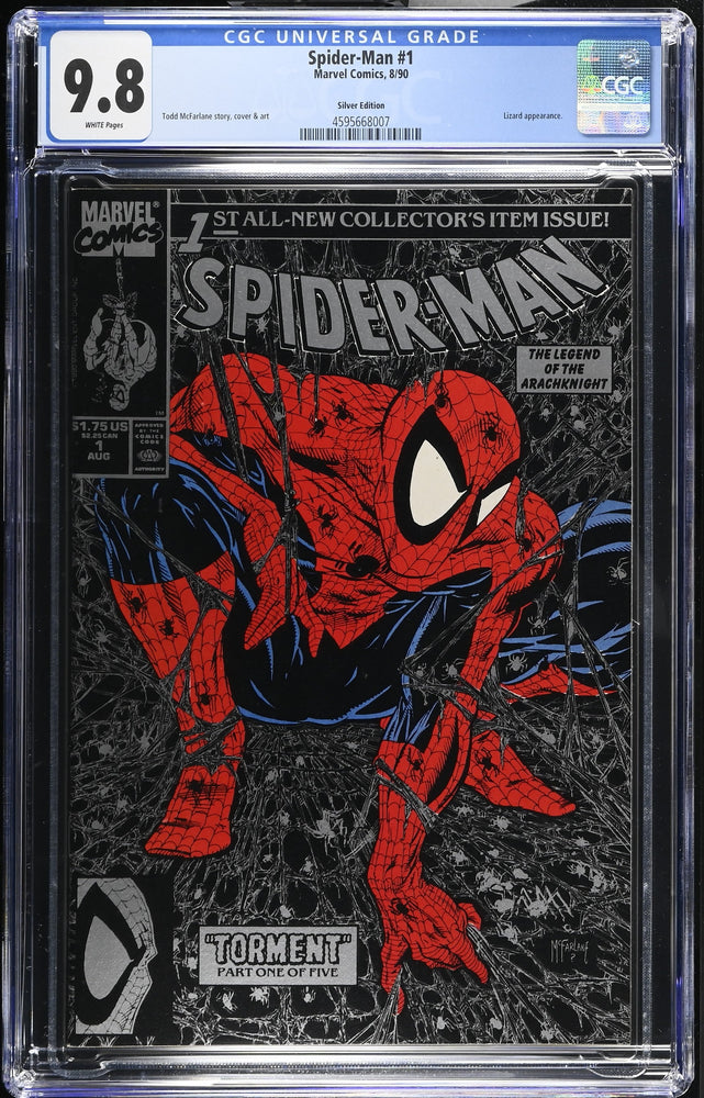 Spider-Man #1 (8/90) Graded CGC 9.8 Silver Edition (Online Order Only)