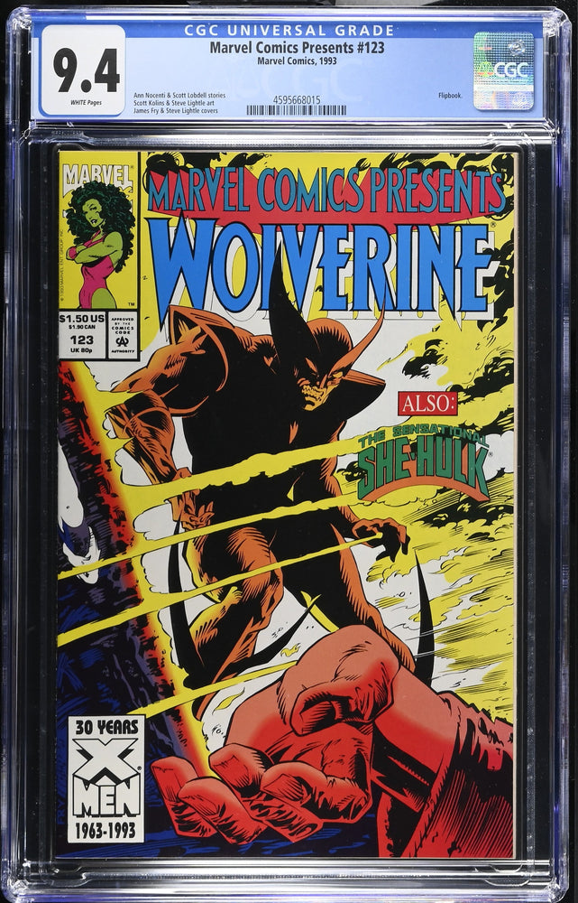 Marvel Comics Presents #123 (1993) Graded CGC 9.4 (Online Order Only)