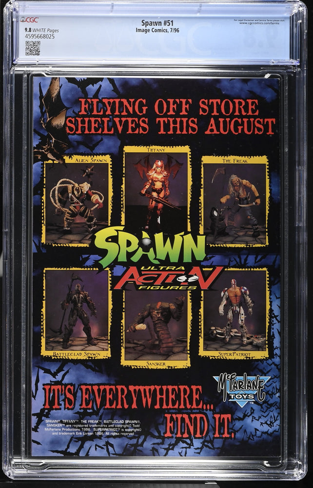 Spawn #51 (7/96) Graded CGC 9.8 (Online Order Only)