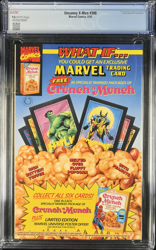 Uncanny X-Men #300 (5/93) Graded CGC 9.6 (Online Order Only)
