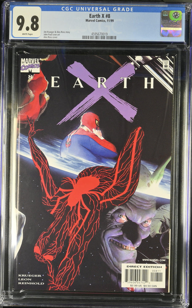 Earth X #8 (11/99) Graded CGC 9.8 (Online Order Only)