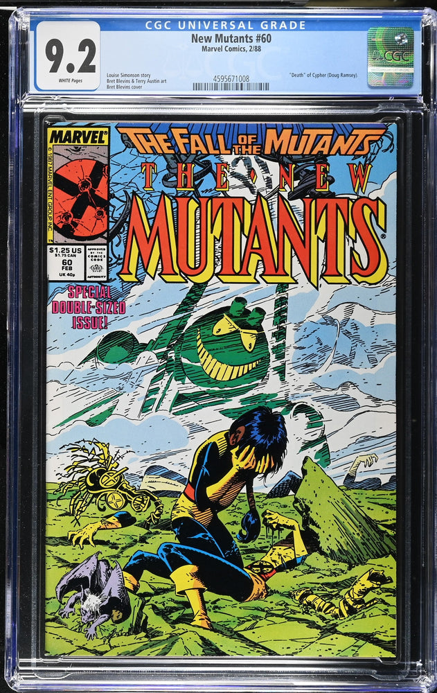 New Mutants #60 (2/88) Graded CGC 9.2 (Online Order Only)
