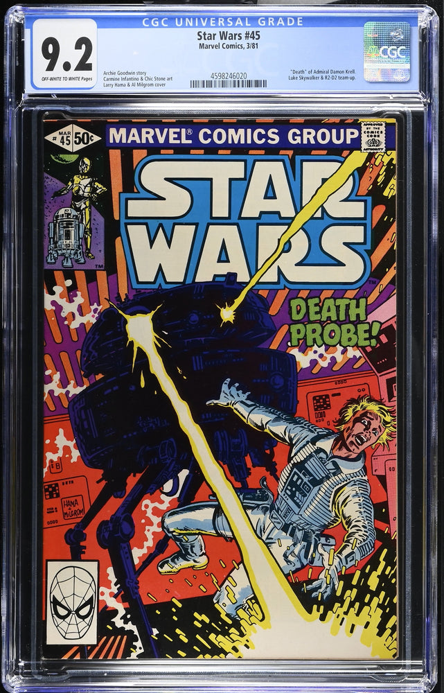 Star Wars #45 (3/81) Graded CGC 9.2 (Online Order Only)