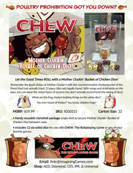 CHEW: Mother Cluckin' Bucket of Chicken Dice (RPG Supplement)