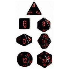 Chessex 7-Die Set (Opaque) (ONLINE ORDER ONLY)
