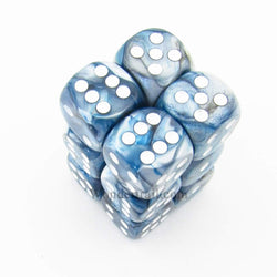 Chessex: D6 Lustrou DICE SET - 16MM (Online Order Only)