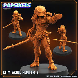 3D Printed Papsikels City Skull Hunter Set SEPTEMBER 2024 SCIFI 28mm 32mm (Online Only)