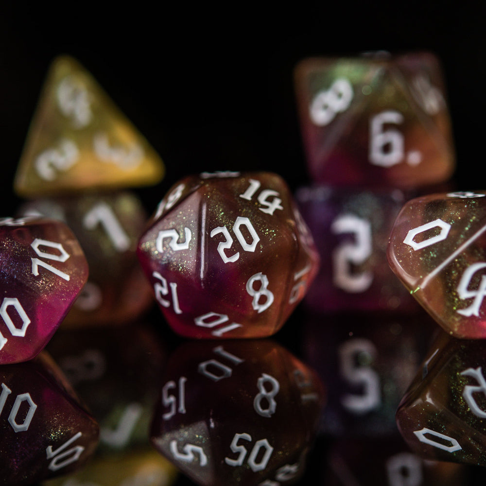 Barbarian Class Acrylic Dice Set (ONLINE ORDER ONLY)