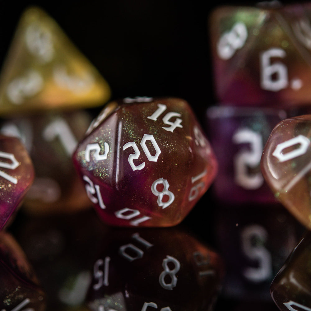 Barbarian Class Acrylic Dice Set (ONLINE ORDER ONLY)