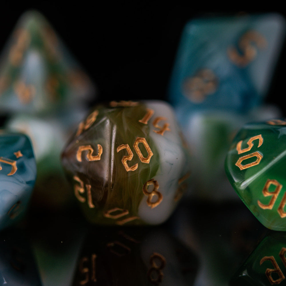 Cleric Class Acrylic Dice Set (ONLINE ORDER ONLY)
