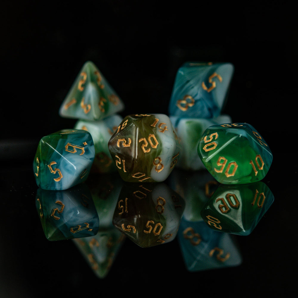 Cleric Class Acrylic Dice Set (ONLINE ORDER ONLY)