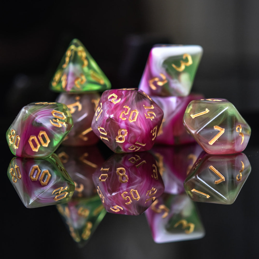 Druid Class Acrylic Dice Set (ONLINE ORDER ONLY)