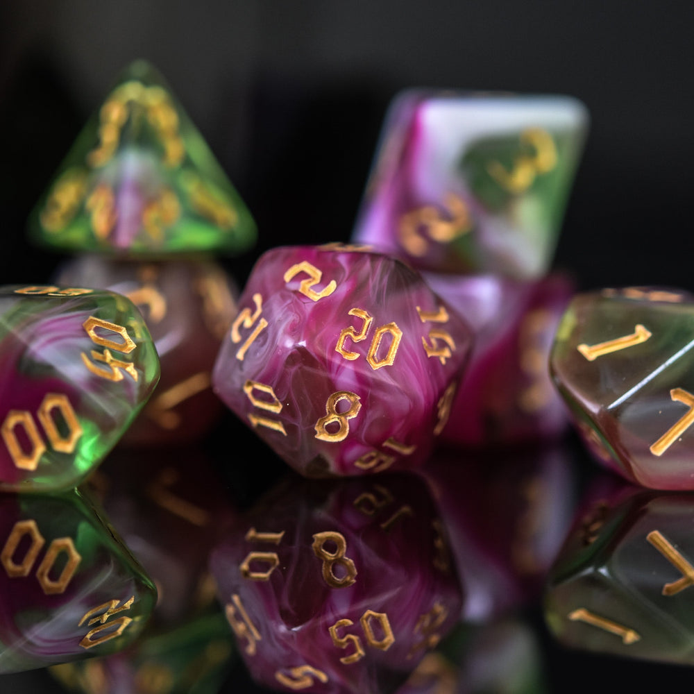 Druid Class Acrylic Dice Set (ONLINE ORDER ONLY)