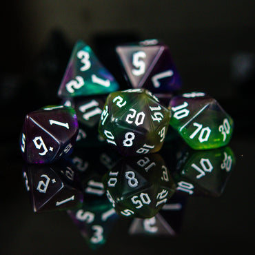 Fighter Class Acrylic Dice Set (ONLINE ORDER ONLY)