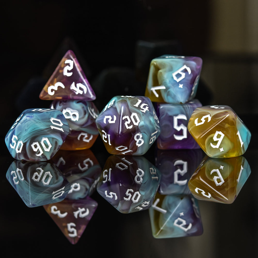 Paladin Class Acrylic Dice Set (ONLINE ORDER ONLY)