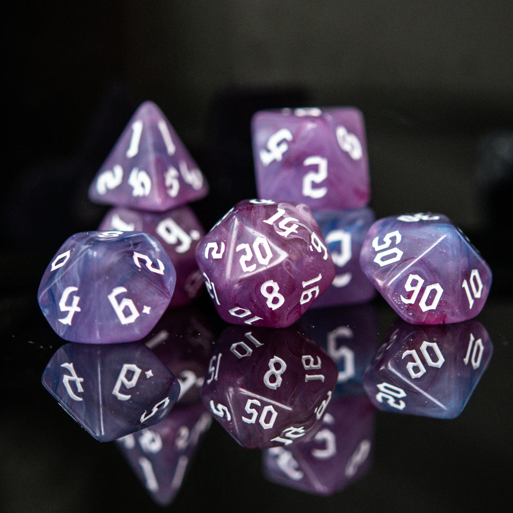 Warlock Class Acrylic Dice Set (ONLINE ORDER ONLY)