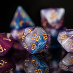 Wizard Class Acrylic Dice Set (ONLINE ORDER ONLY)