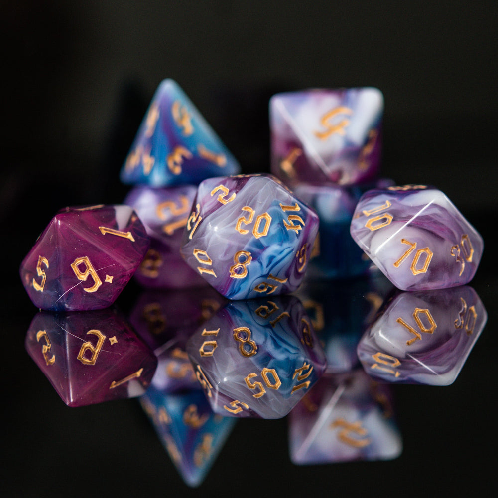 Wizard Class Acrylic Dice Set (ONLINE ORDER ONLY)