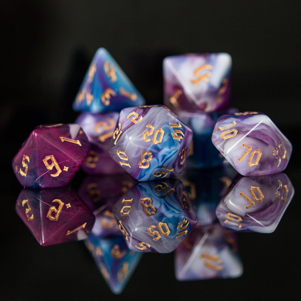 Wizard Class Acrylic Dice Set (ONLINE ORDER ONLY)