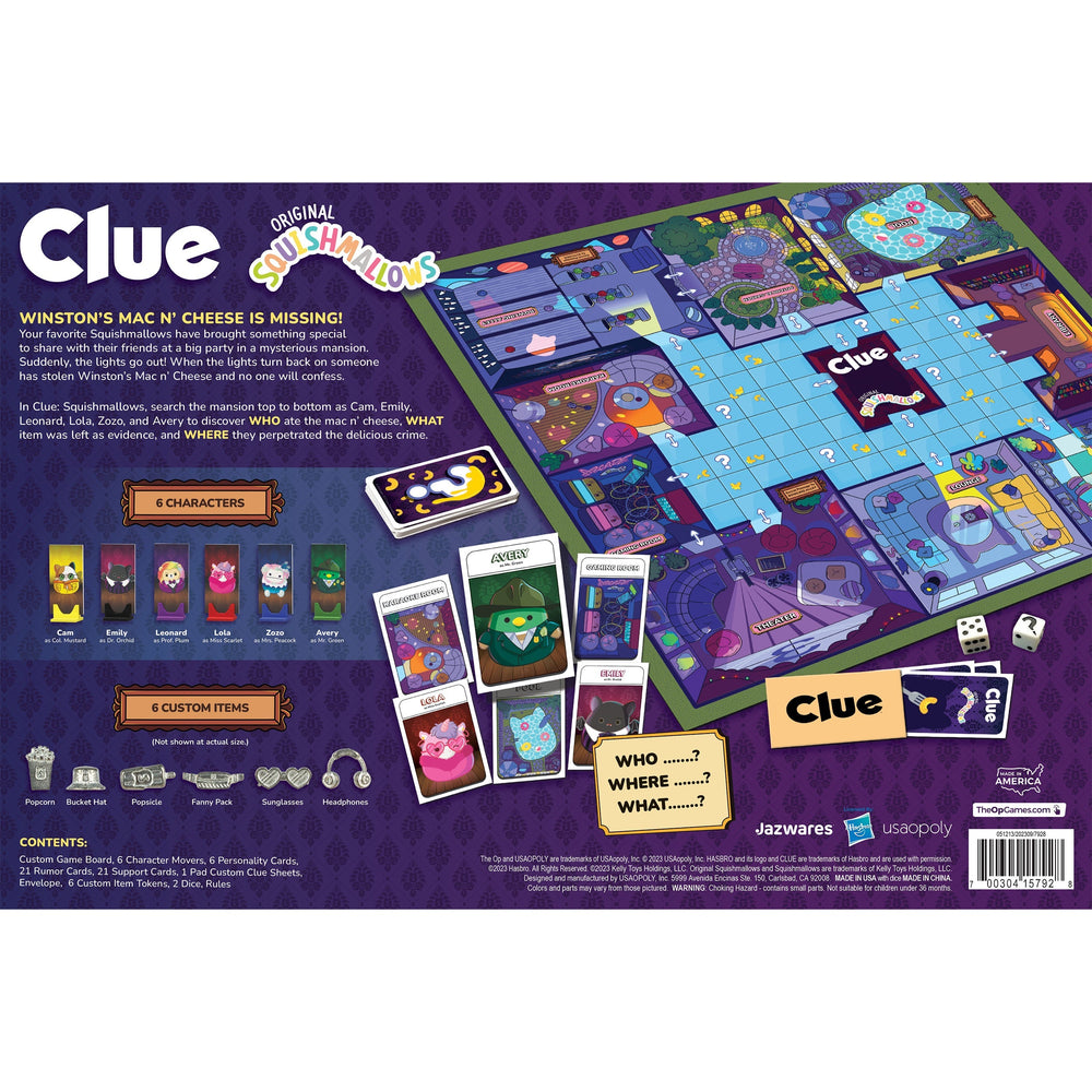Clue: Squishmallows (ONLINE ORDER ONLY)