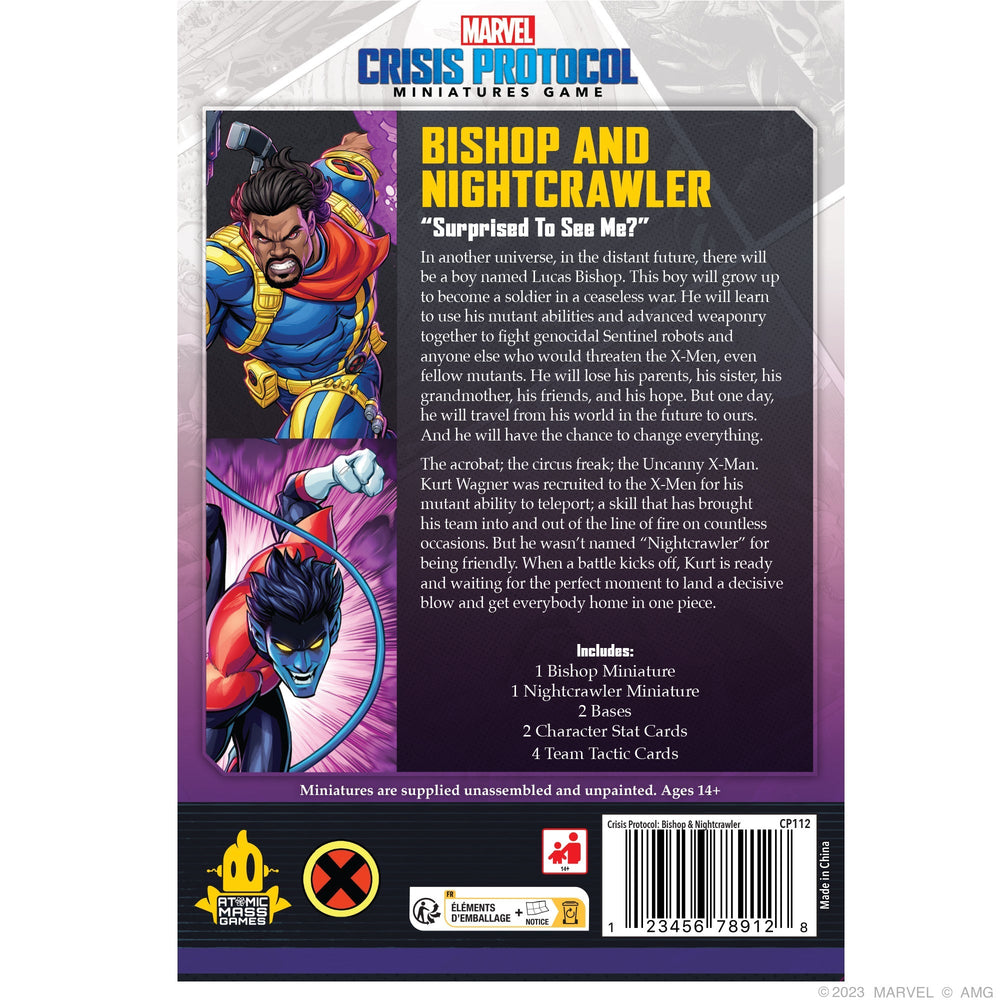 Marvel Crisis Protocol: Bishop & Nightcrawler (ONLINE ORDER ONLY)