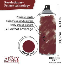 Army Painter Colour Primer: Dragon Red (ONLINE ORDER ONLY)