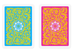 COPAG Playing Cards: Double Deck Set - Neoteric - Pink/Yellow - Poker Size - Jumbo Index (2) (ONLINE ORDER ONLY)