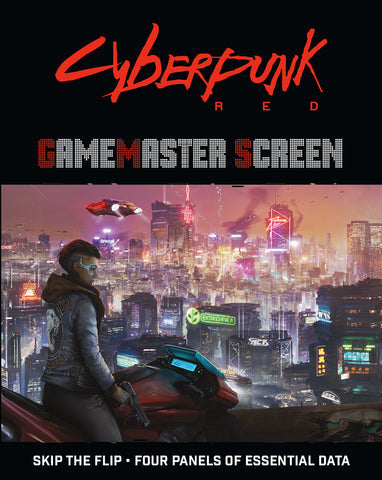 Cyberpunk Red: Gamemaster Screen (ONLINE ORDER ONLY)