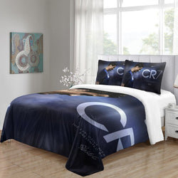 CR7 Cristiano Ronaldo Bedding Set Pattern Quilt Duvet Cover (Online Order Only)