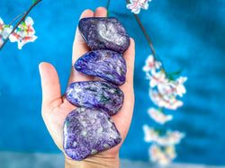 Polished Charoite 51-100 Grams (ONLINE ORDER ONLY)