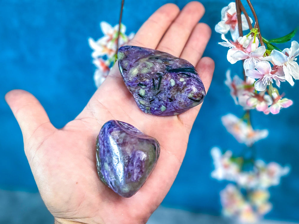 Polished Charoite 51-100 Grams (ONLINE ORDER ONLY)