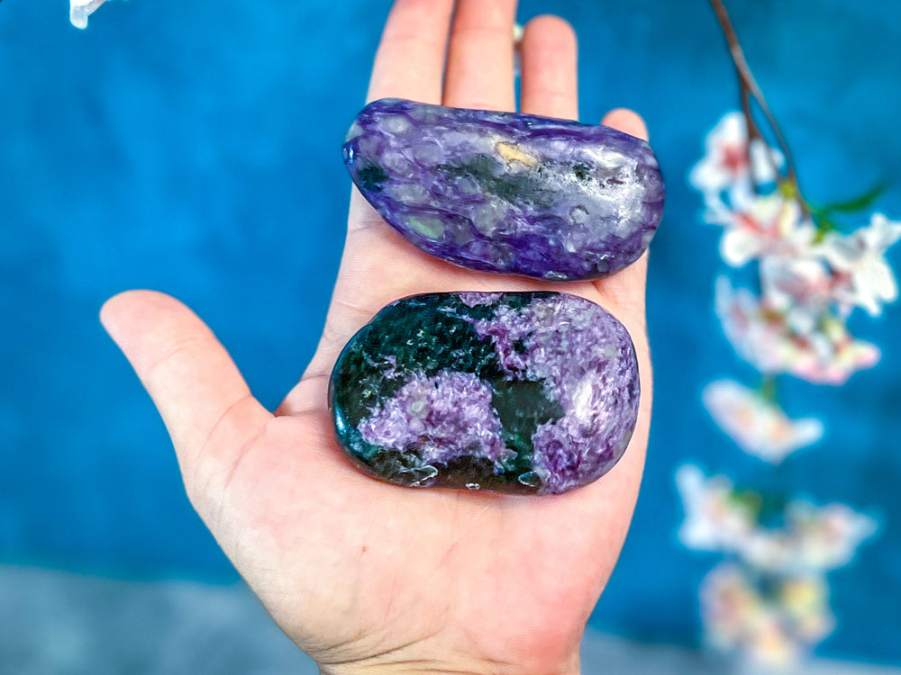 Polished Charoite 51-100 Grams (ONLINE ORDER ONLY)