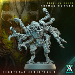 3D Printed Archvillain Games Crimson Skies Primal Hunger- Hemothrax Shockfang 28mm 32mm D&D (Online Only)