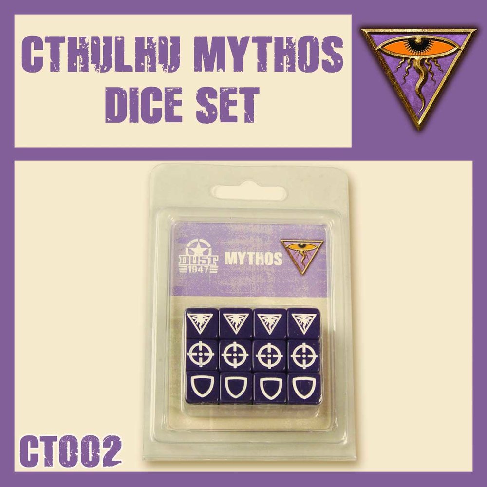 DUST 1947: Mythos Dice Set (24) (ONLINE ORDER ONLY)