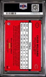 Graded 2024 Panini Donruss Optic Caleb Williams #1 2014 Retro Series Rookie RC Football Card PSA 10 Gem Mint (ONLINE ORDER ONLY)
