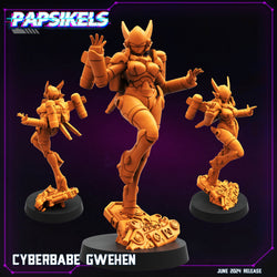 3D Printed Cyberbabe Set JUNE 2024 TRIBES - CYBERPUNK 28mm 32mm (Online Only)